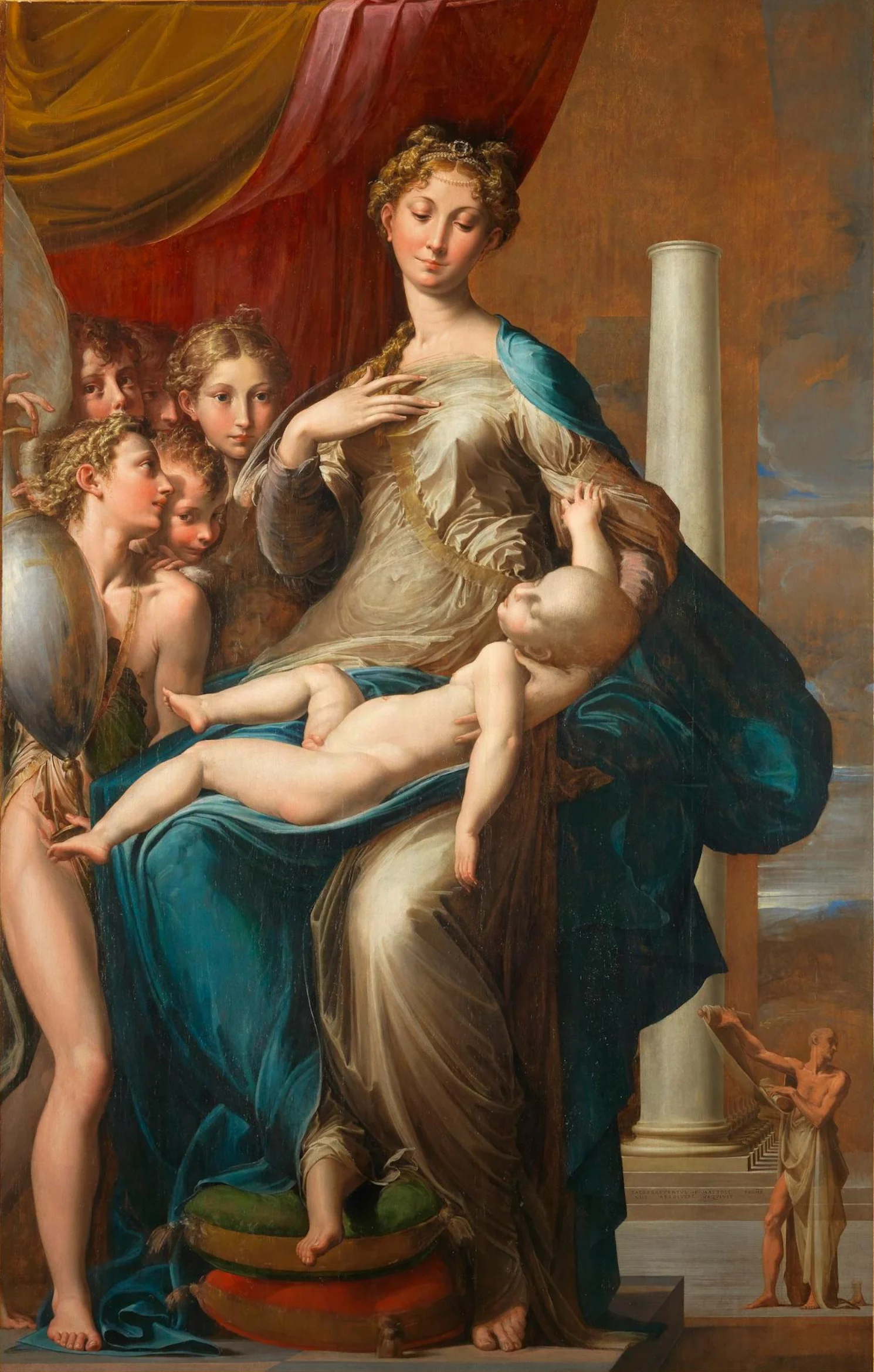 “The Madonna with the Long Neck”: proportion sacrificed to effect, and the ideal has become fragile