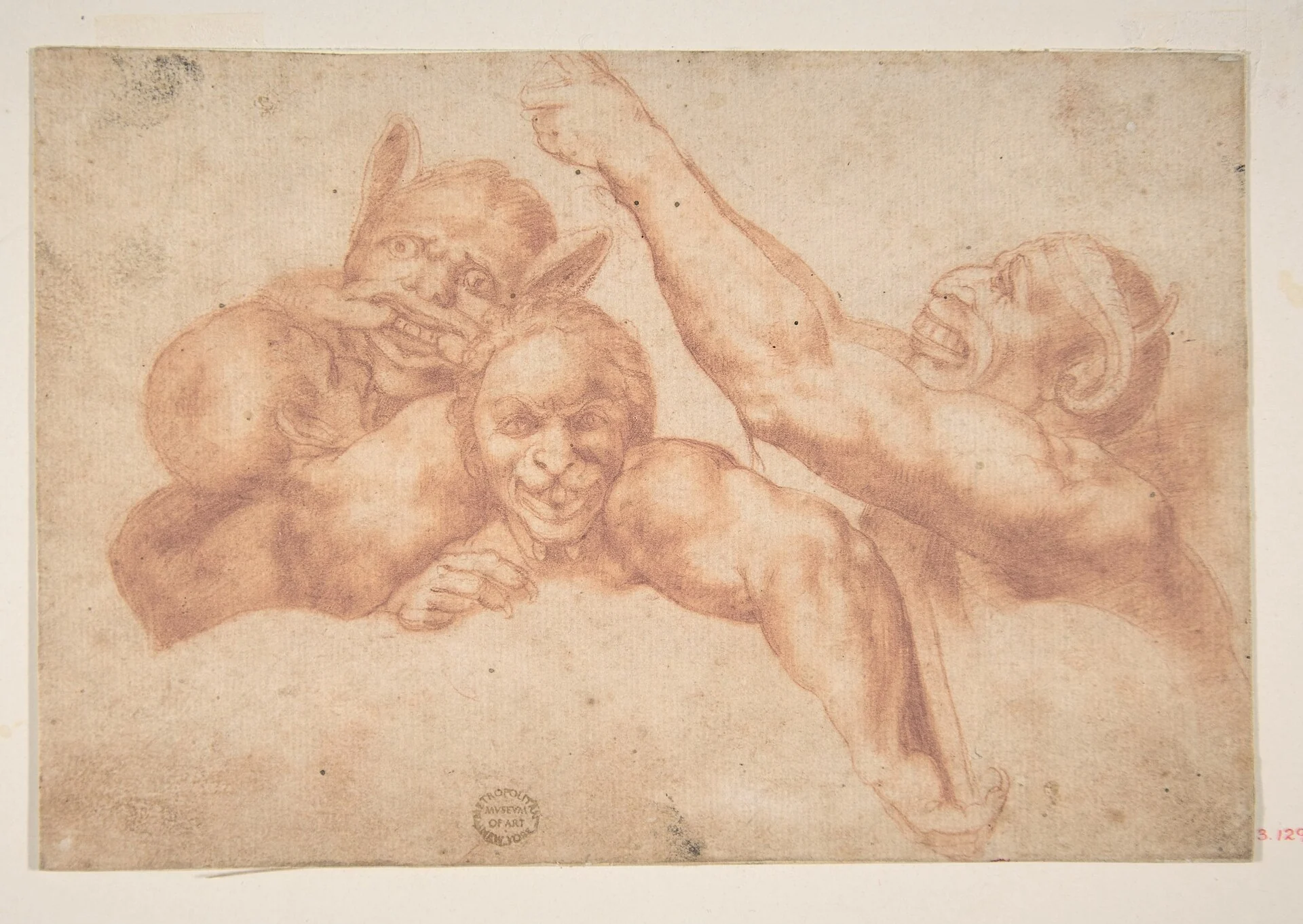 “The Last Judgment”: bodies stop obeying architecture and hang in space without support