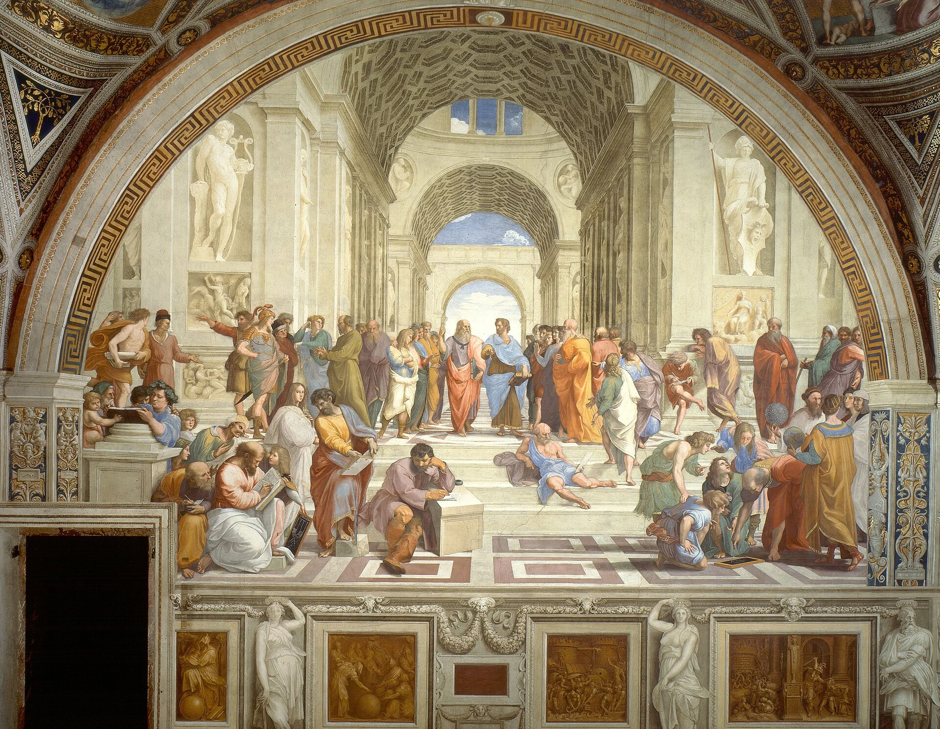 “The School of Athens” — the point of balance beyond which that language had nowhere left to go
