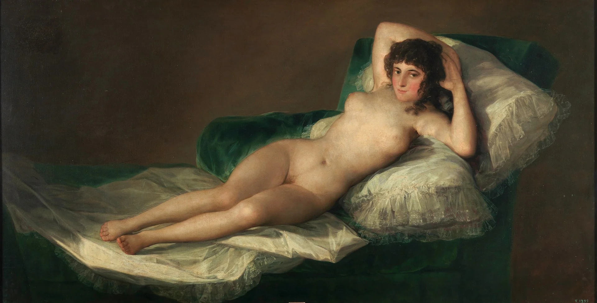 “The Nude Maja”: a direct gaze out of a canvas was scandalous half a century before Manet as well