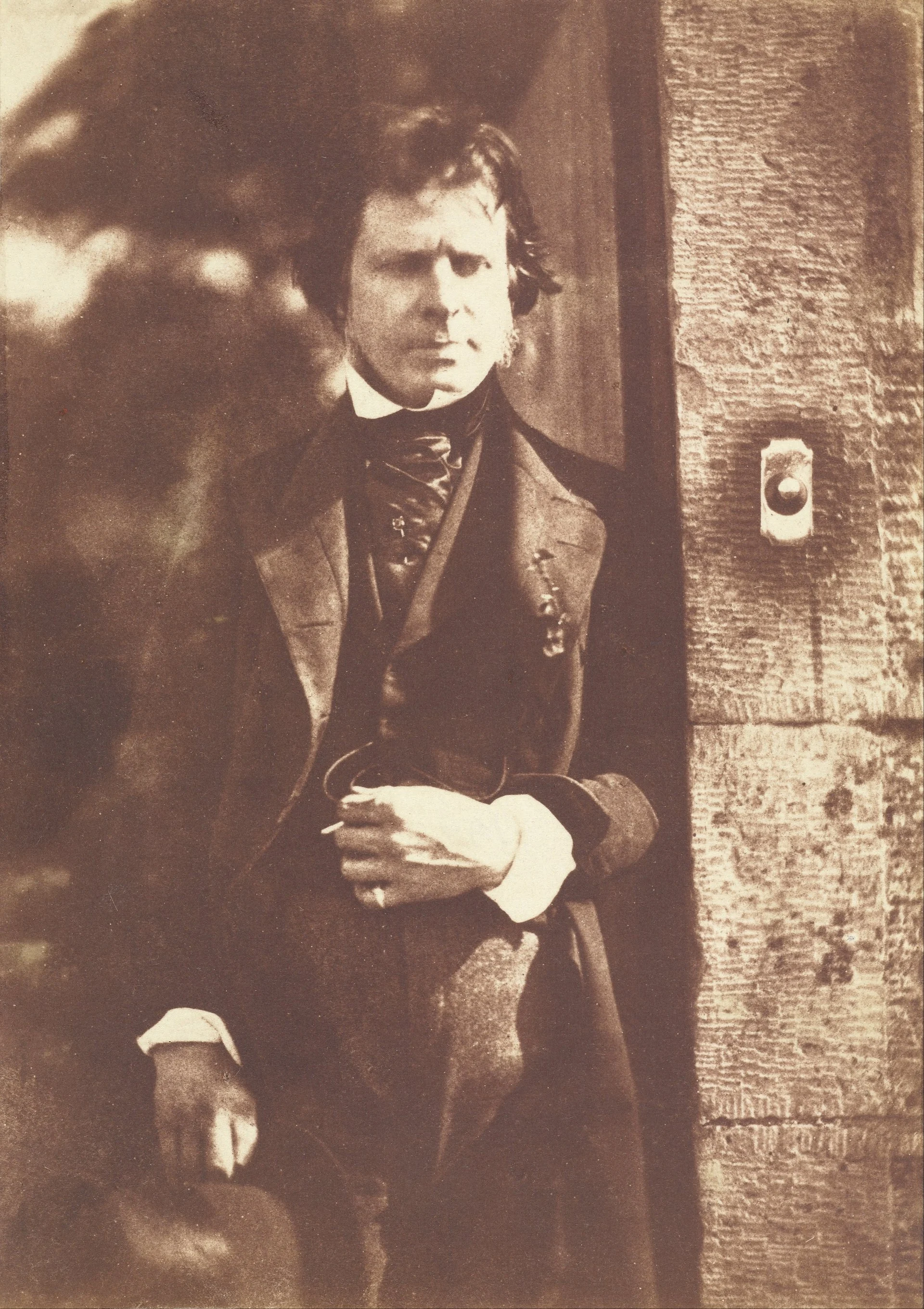 Hill and Adamson’s calotype: monochrome was not chosen here — there was nothing else — and the whole of today’s cultural memory grew out of this