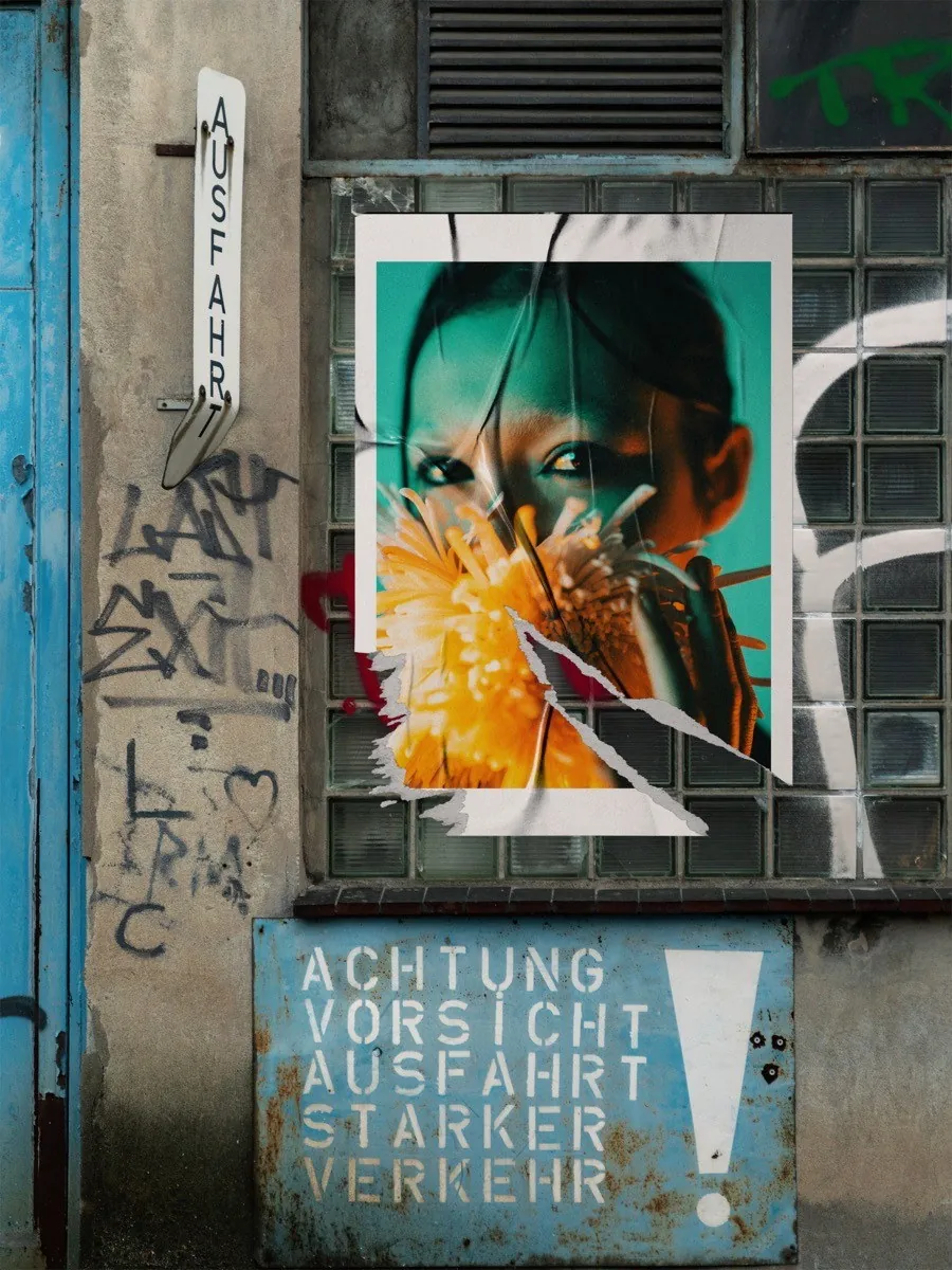 Asia: on a wall